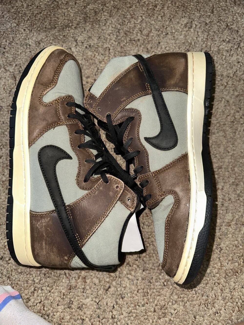 Size 8.5 - Nike Dunk SB Pro High Baroque Brown LEP